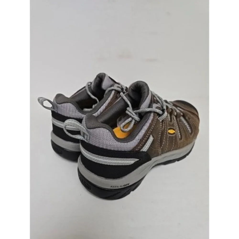 KEEN Women's Flint II Steel Toe Casual Work Shoes Cascade/Brown Size 7M - Picture 3 of 12